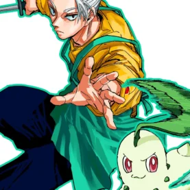 Arte colaborativa de Pokémon e Sakamoto Days