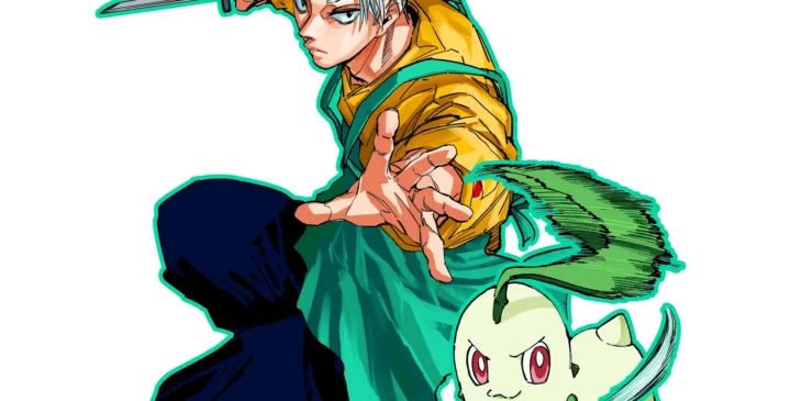 Arte colaborativa de Pokémon e Sakamoto Days