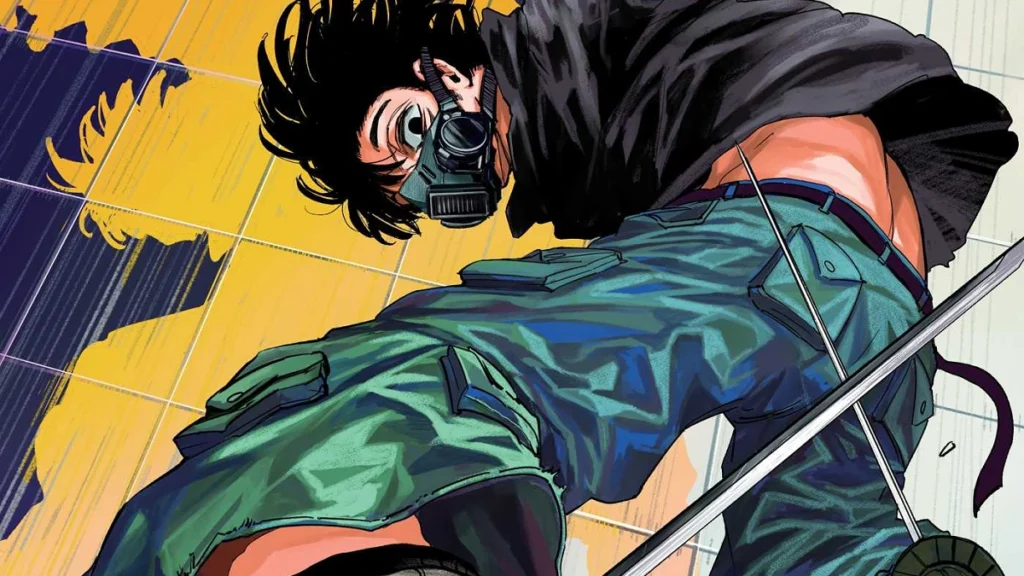 Mafuyu Seba em capa do Volume 17 de Sakamoto Days