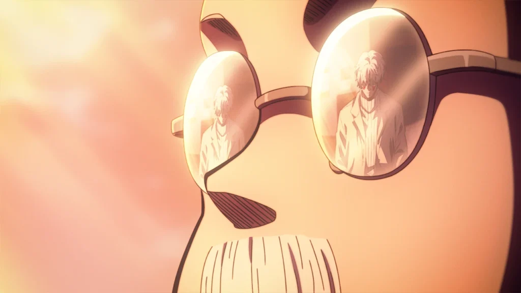Sakamoto e X em cena do Episódio 16 de Sakamoto Days
