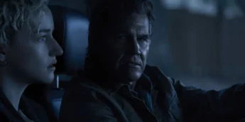 Julia Garner e Josh Brolin em A Hora do Mal