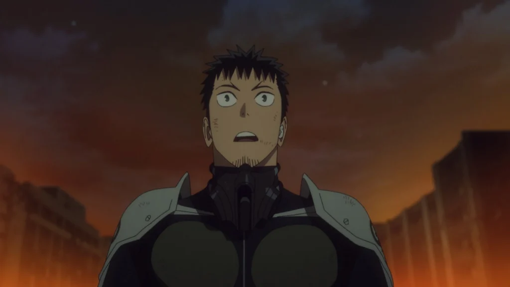 Kafka Hibino em cena do Episódio 9 de Kaiju No. 8