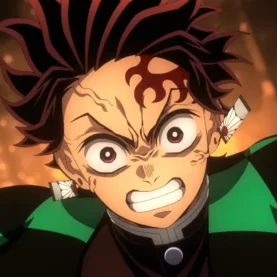 Tanjiro em cena de Demon Slayer: Castelo Infinito