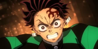 Tanjiro em cena de Demon Slayer: Castelo Infinito