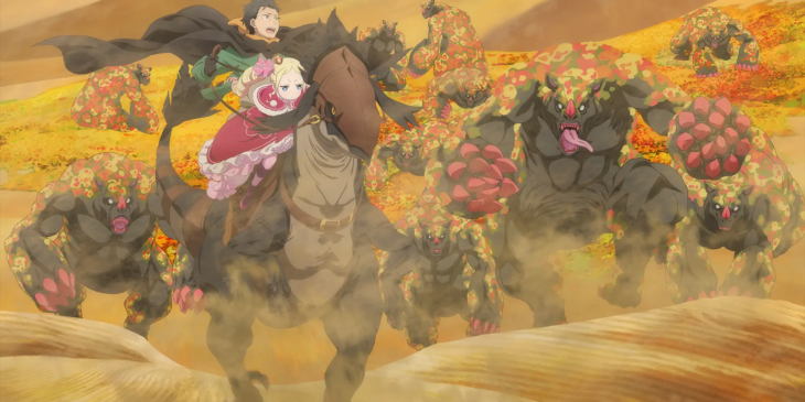 Pôster oficial da 4ª temporada de Re:ZERO -Starting Life in Another World-