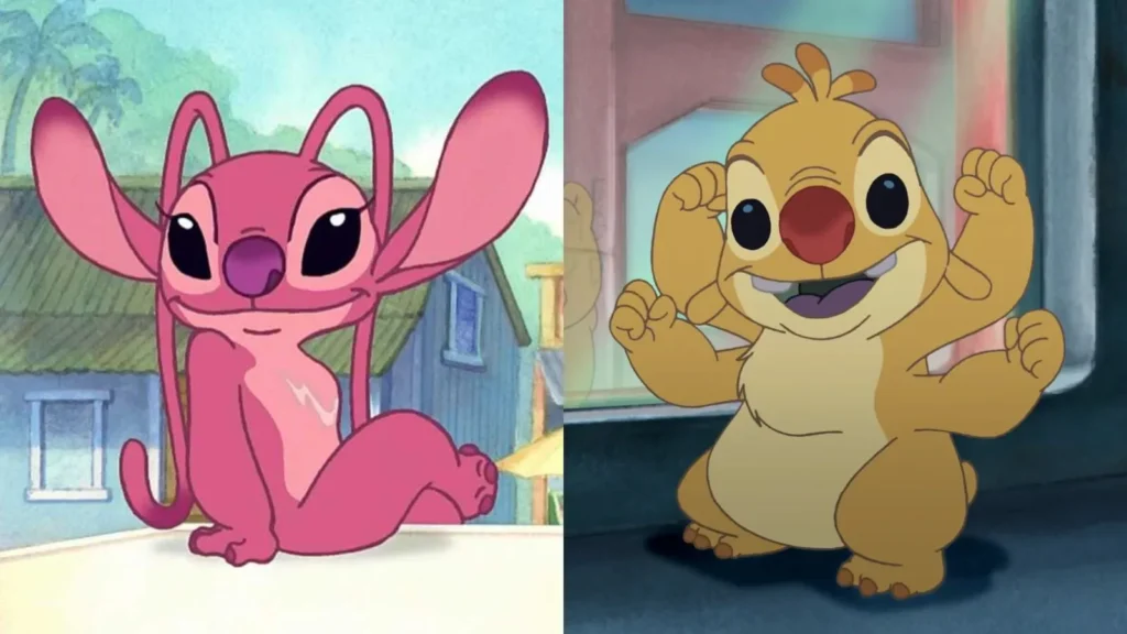 Angel e Reuben em Lilo & Stitch