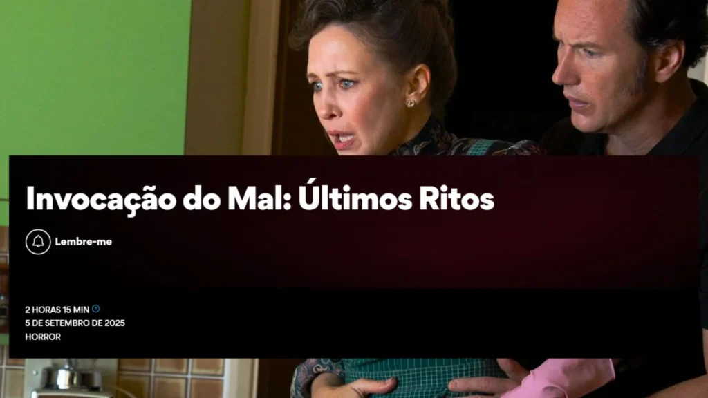 Duração de Invocação do Mal 4