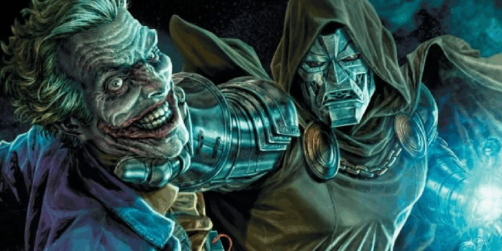 Doutor Destino vs Coringa é tema de divulgação de crossover de DC e Marvel