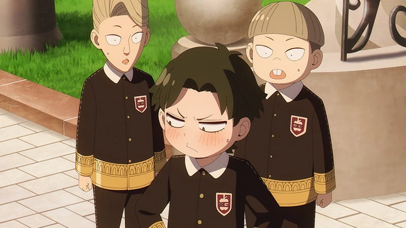 Gangue de Damian em cena do Episódio 25 de SPY x FAMILY