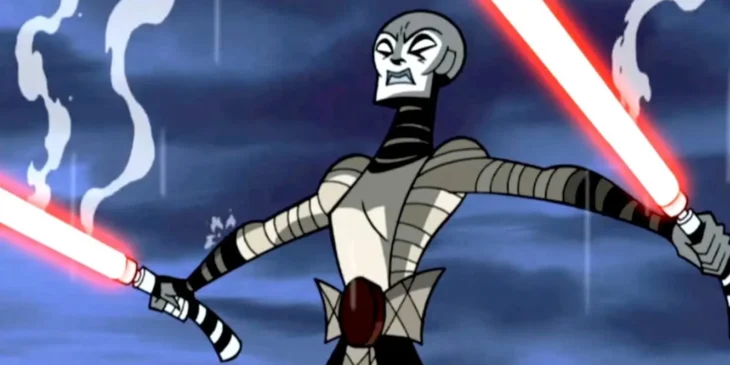 Asajj Ventress em Star Wars The Clone Wars 2D