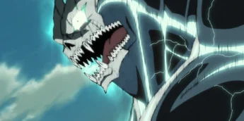 Kafka transformado em cena do Episódio 17 de Kaiju No. 8