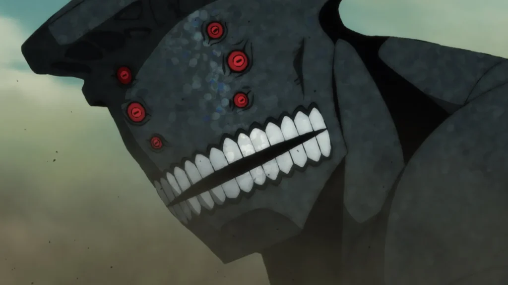 Kaiju No. 9 em cena do Episódio 17 de Kaiju No. 8
