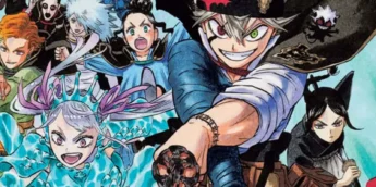 Arte colorida do Capítulo 381 de Black Clover