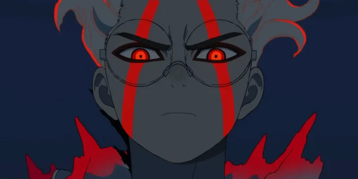 Okarun se transformando em cena do Episódio 8 da 2ª temporada de DAN DA DAN