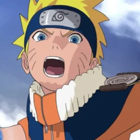 Naruto Uzumaki lançando um Rasengan