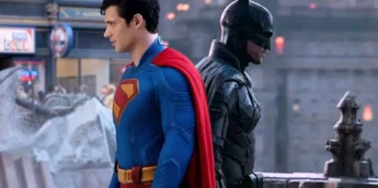 Superman de David Corenswet e Batman de Robert Pattinson