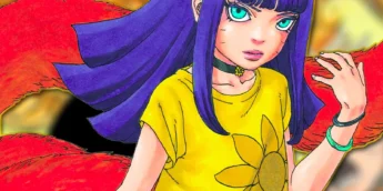 Himawari e Kurama em Boruto: Two Blue Vortex