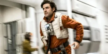 Oscar Isaac em base da Aliança Rebelde em Star Wars