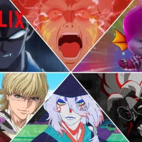 Cenas de transformações em animes da Netflix