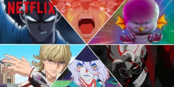 Cenas de transformações em animes da Netflix