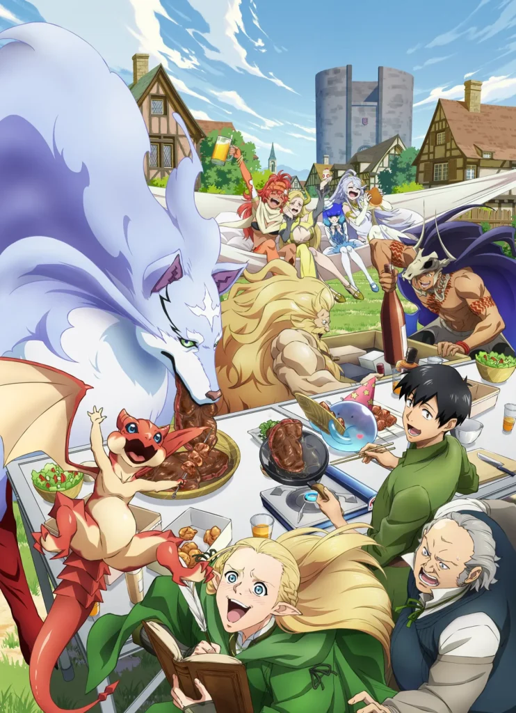 Pôster oficial da 2ª temporada de Campfire Cooking in Another World with My Absurd Skill