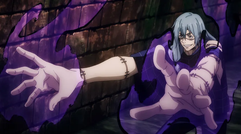 Mahito em cena do Episódio 10 de Jujutsu Kaisen