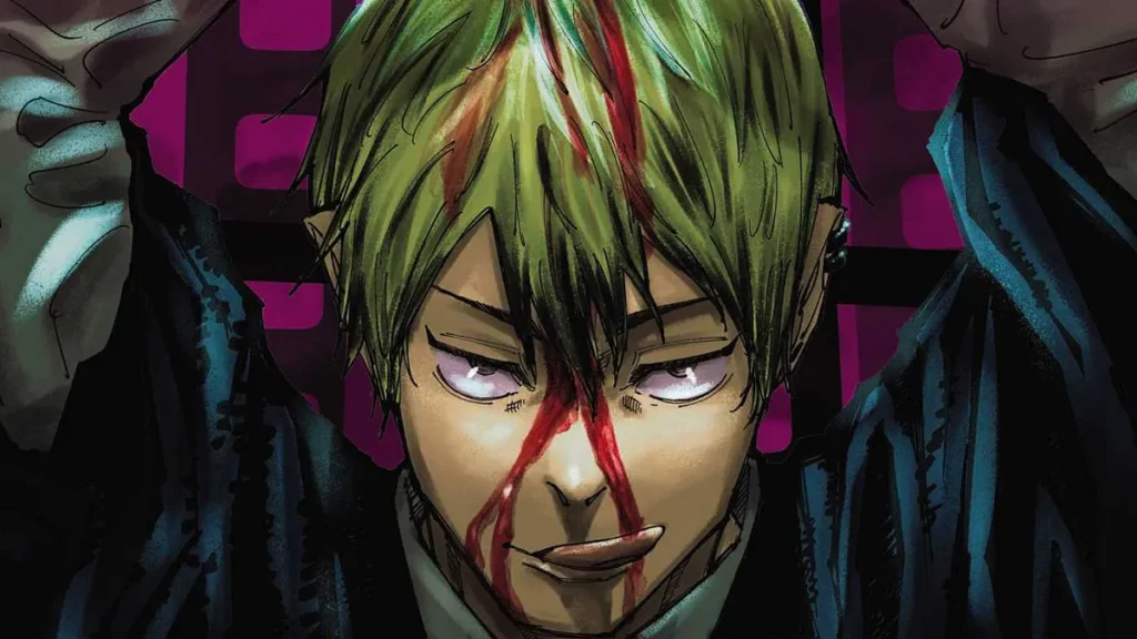 Naoya Zenin em capa do Volume 17 de Jujutsu Kaisen