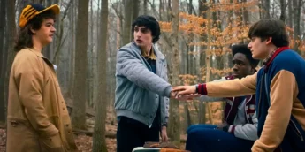 Quarteto protagonista de Stranger Things