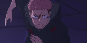 Yuji Itadori em cena de Jujutsu Kaisen: O Jogo o Abate