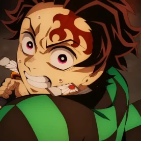 Tanjiro em cena de Demon Slayer: Castelo Inifnito