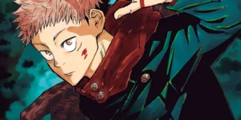 Yuji Itadori em capa do Volume 1 de Jujutsu Kaisen