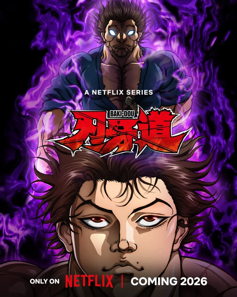 Pôster da adaptação em anime de Baki-Dou