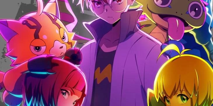Protagonistas de Digimon Beatbreak reunidos em novo pôster