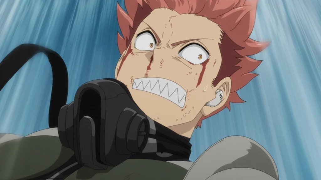 Iharu Furuhashi em cena do Episódio 8 da 2 ª temporada de Kaiju No. 8