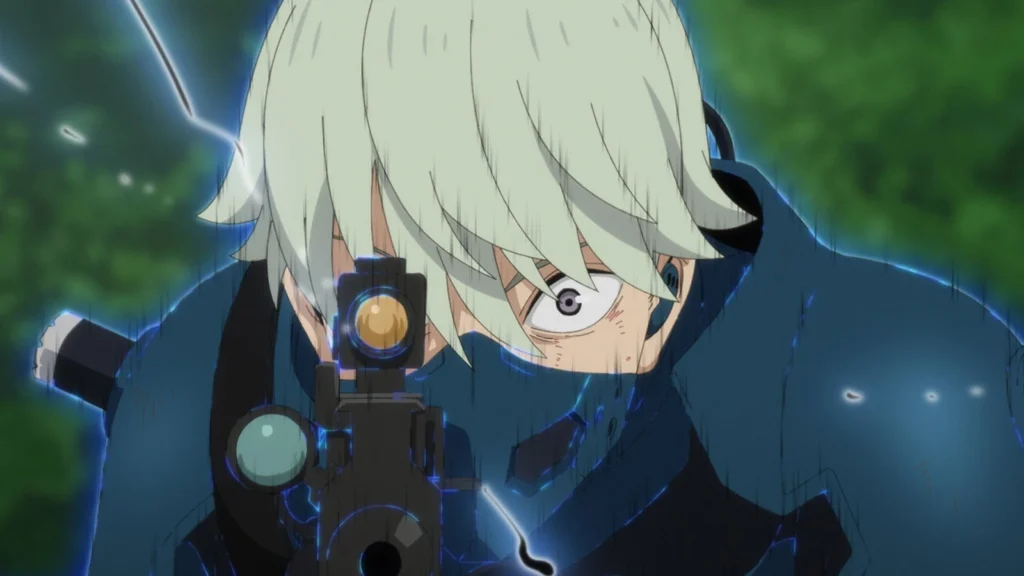 Reno Ichikawa em cena do Episódio 8 da 2 ª temporada de Kaiju No. 8