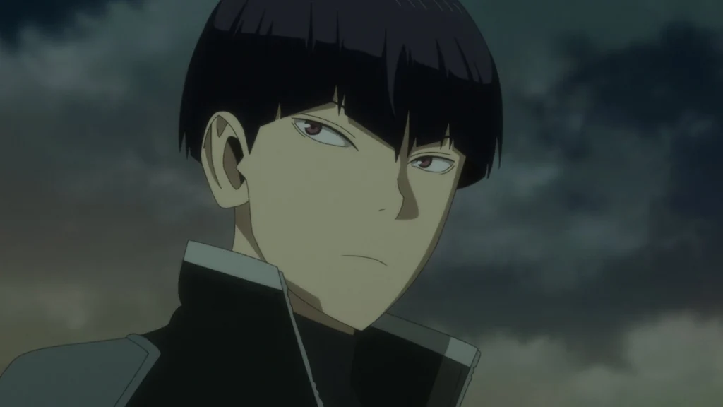 Soshiro Hoshina em cena do Episódio 8 da 2 ª temporada de Kaiju No. 8