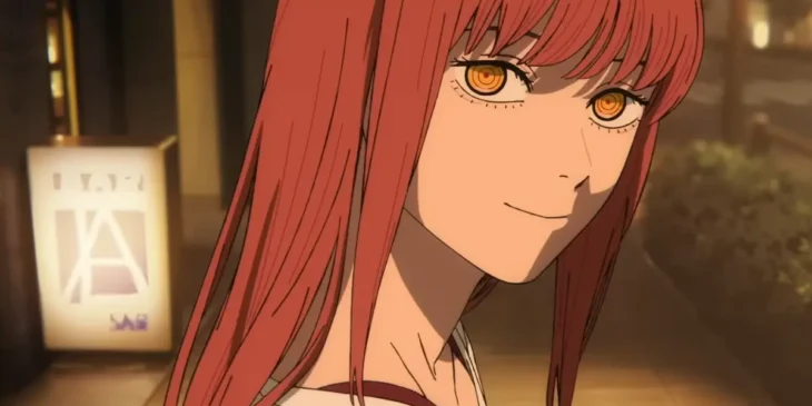 Makima em cena de Chainsaw Man - O Filme: Arco da Reze