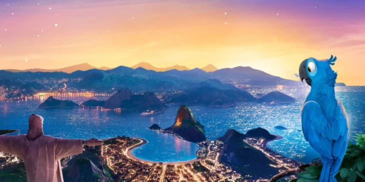 A franquia de animação Rio