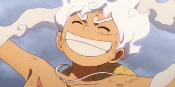Luffy (Gear 5) em cena do Episódio 1.142 de One Piece