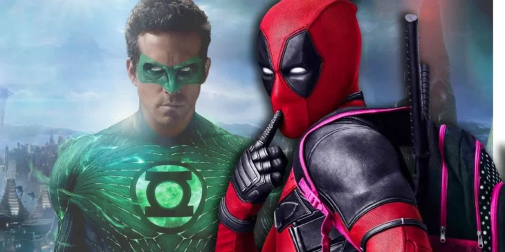 Ryan Reynolds como Lanterna Verde e Deadpool