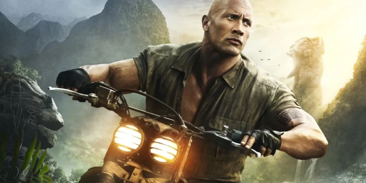 Jumanji com Dwayne Johnson