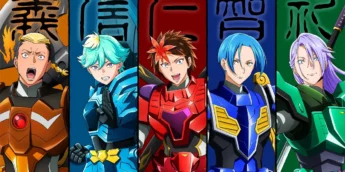 Cinco protagonistas do novo anime de Samurai Warriors
