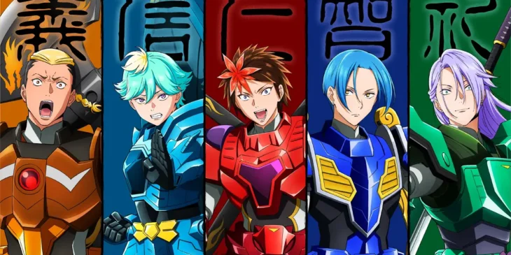 Cinco protagonistas do novo anime de Samurai Warriors