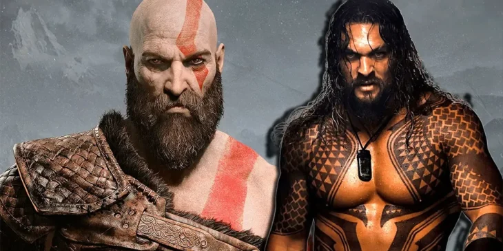 Kratos, de God of War, e Jason Momoa