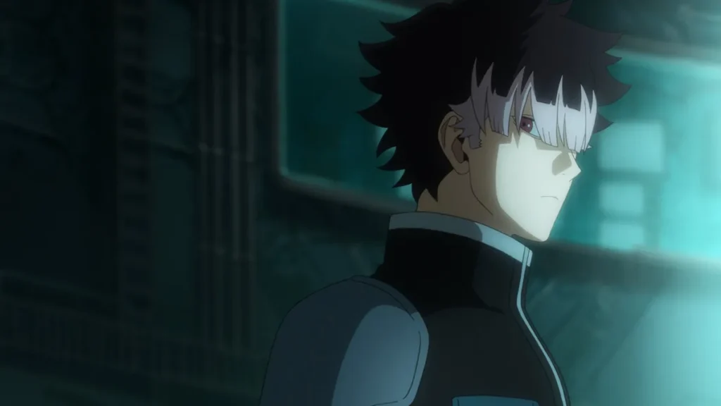 Gen Narumi em cena do Episódio 9 da 2ª temporada de Kaiju No. 8