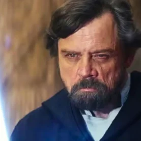 Mark Hamill já envelhecido em Star Wars