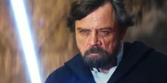 Mark Hamill já envelhecido em Star Wars