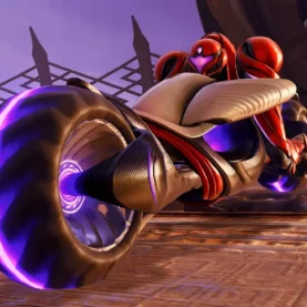 Samus e moto em Metroid Prime 4: Beyond