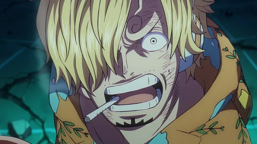 Sanji em cena do Episódio 1.143 de One Piece