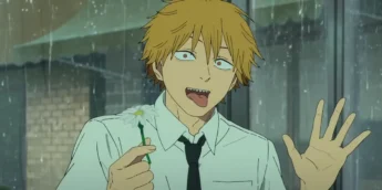 Denji em cena de Chainsaw Man - O Filme: Arco da Reze